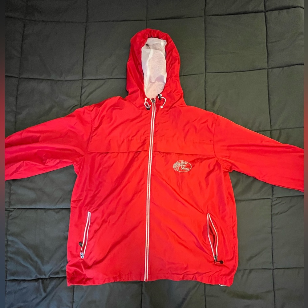 Vintage Bass Pro Shop Rain Jacket Gem